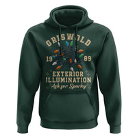 Griswold Christmas Lights Hoodie Exterior Illumination Ask for Sparky Funny Holiday - Wonder Print Shop