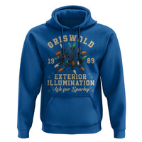 Griswold Christmas Lights Hoodie Exterior Illumination Ask for Sparky Funny Holiday - Wonder Print Shop