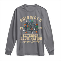 Griswold Christmas Lights Long Sleeve Shirt Exterior Illumination Ask for Sparky Funny Holiday - Wonder Print Shop