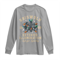 Griswold Christmas Lights Long Sleeve Shirt Exterior Illumination Ask for Sparky Funny Holiday - Wonder Print Shop