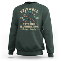 Griswold Christmas Lights Sweatshirt Exterior Illumination Ask for Sparky Funny Holiday - Wonder Print Shop