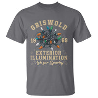 Griswold Christmas Lights T Shirt Exterior Illumination Ask for Sparky Funny Holiday - Wonder Print Shop