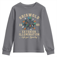 Griswold Christmas Lights Youth Sweatshirt Exterior Illumination Ask for Sparky Funny Holiday - Wonder Print Shop