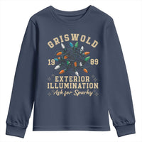 Griswold Christmas Lights Youth Sweatshirt Exterior Illumination Ask for Sparky Funny Holiday - Wonder Print Shop