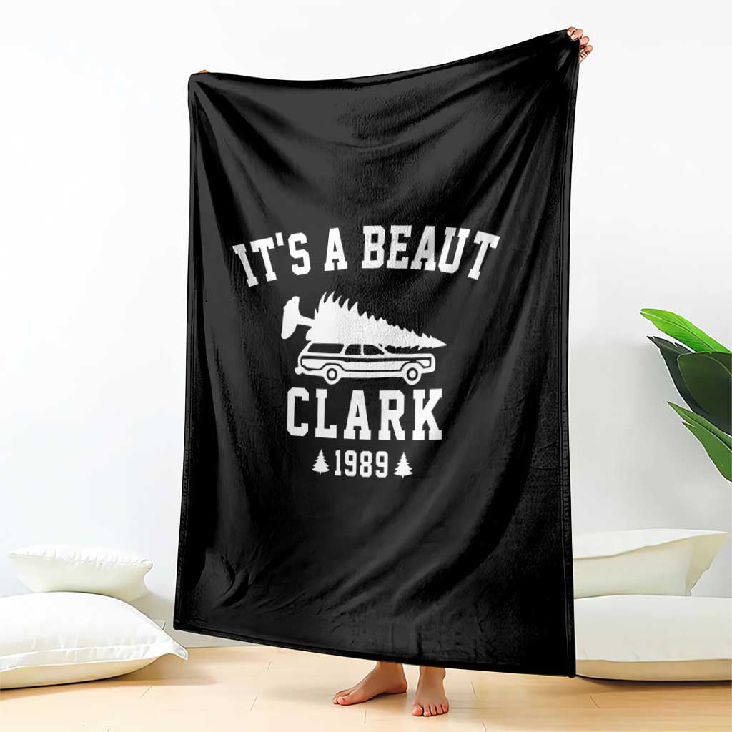 Funny Christmas It’s a Beaut Clark Throw Blanket Xmas Tree Disaster Griswold Family Holiday - Wonder Print Shop