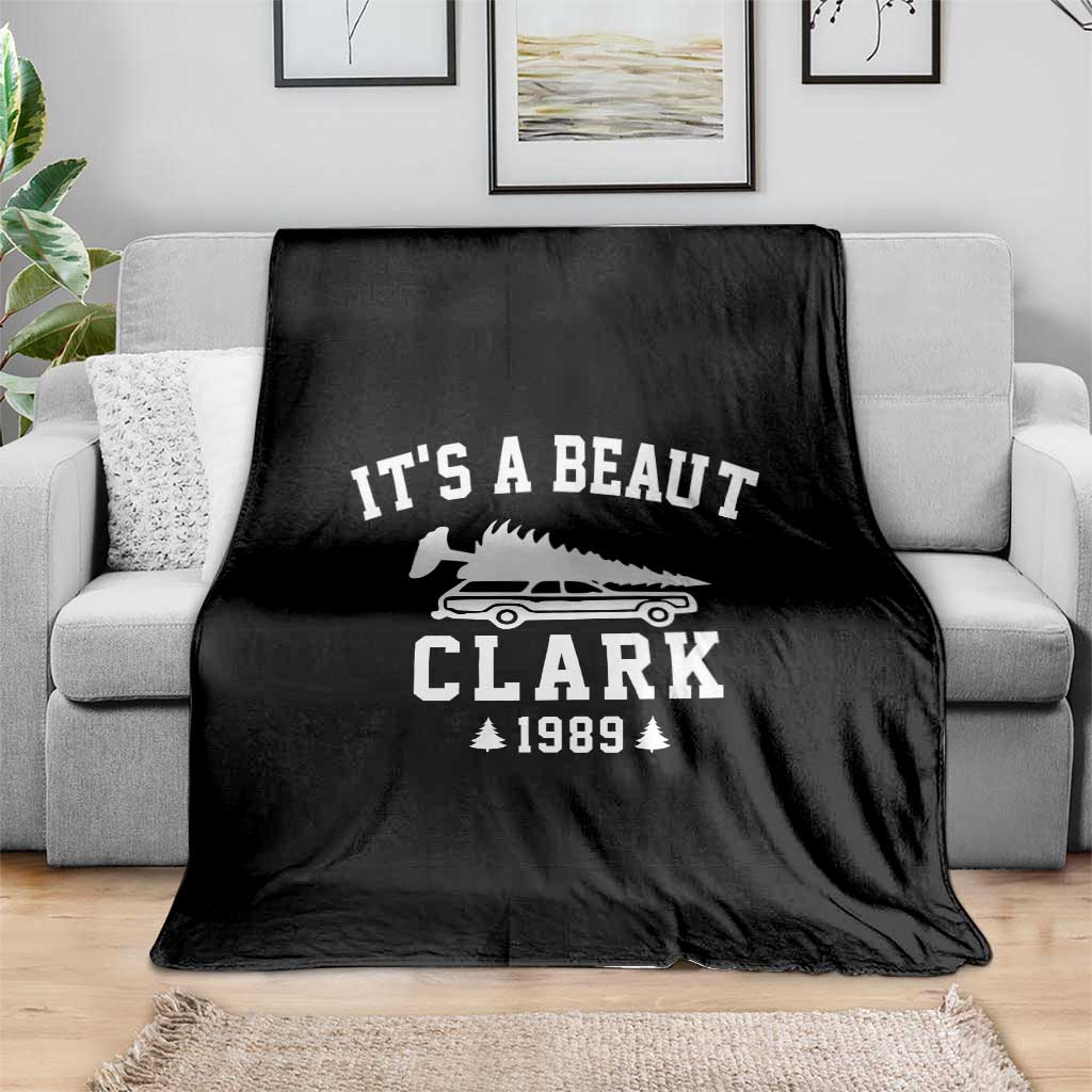Funny Christmas It’s a Beaut Clark Throw Blanket Xmas Tree Disaster Griswold Family Holiday - Wonder Print Shop