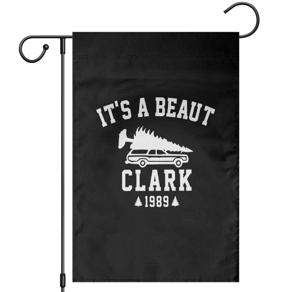 Funny Christmas It’s a Beaut Clark Garden Flag Xmas Tree Disaster Griswold Family Holiday - Wonder Print Shop