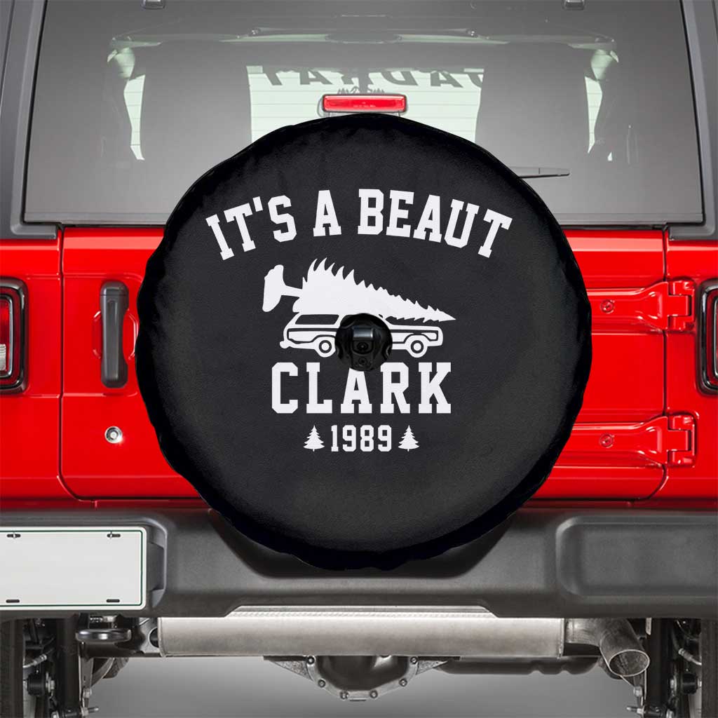Funny Christmas It’s a Beaut Clark Spare Tire Cover Xmas Tree Disaster Griswold Family Holiday - Wonder Print Shop