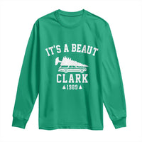 Funny Christmas It’s a Beaut Clark Long Sleeve Shirt Xmas Tree Disaster Griswold Family Holiday - Wonder Print Shop