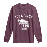 Funny Christmas It’s a Beaut Clark Long Sleeve Shirt Xmas Tree Disaster Griswold Family Holiday - Wonder Print Shop