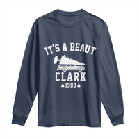 Funny Christmas It’s a Beaut Clark Long Sleeve Shirt Xmas Tree Disaster Griswold Family Holiday - Wonder Print Shop