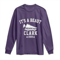 Funny Christmas It’s a Beaut Clark Long Sleeve Shirt Xmas Tree Disaster Griswold Family Holiday - Wonder Print Shop