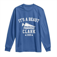 Funny Christmas It’s a Beaut Clark Long Sleeve Shirt Xmas Tree Disaster Griswold Family Holiday - Wonder Print Shop