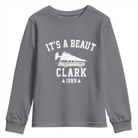 Funny Christmas It’s a Beaut Clark Youth Sweatshirt Xmas Tree Disaster Griswold Family Holiday - Wonder Print Shop