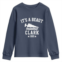 Funny Christmas It’s a Beaut Clark Youth Sweatshirt Xmas Tree Disaster Griswold Family Holiday - Wonder Print Shop