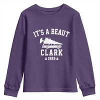 Funny Christmas It’s a Beaut Clark Youth Sweatshirt Xmas Tree Disaster Griswold Family Holiday - Wonder Print Shop