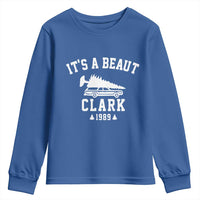 Funny Christmas It’s a Beaut Clark Youth Sweatshirt Xmas Tree Disaster Griswold Family Holiday - Wonder Print Shop