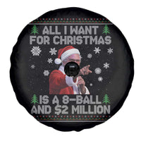 Funny Christmas Billy Meme Spare Tire Cover A 8 Ball and 2 Million Dollars Baby Uncle in Santa Suit - Wonder Print Shop