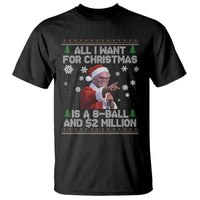 Funny Christmas Billy Meme T Shirt A 8 Ball and 2 Million Dollars Baby Uncle in Santa Suit - Wonder Print Shop