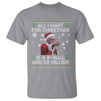 Funny Christmas Billy Meme T Shirt A 8 Ball and 2 Million Dollars Baby Uncle in Santa Suit - Wonder Print Shop