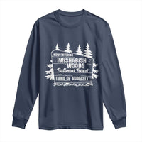 Iwishabish Woods National Forest Long Sleeve Shirt Funny Land of Audacity Meme Sassy Humor - Wonder Print Shop