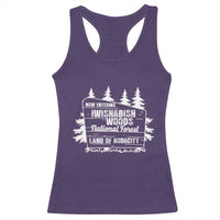 Iwishabish Woods National Forest Racerback Tank Top Funny Land of Audacity Meme Sassy Humor - Wonder Print Shop