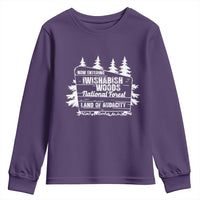 Iwishabish Woods National Forest Youth Sweatshirt Funny Land of Audacity Meme Sassy Humor - Wonder Print Shop
