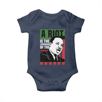 Martin Luther King MLK Baby Onesie A Riot Is The Language Of The Unheard Civil Rights