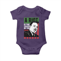 Martin Luther King MLK Baby Onesie A Riot Is The Language Of The Unheard Civil Rights