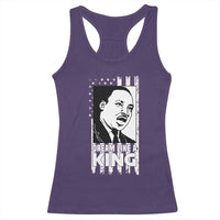 Martin Luther King MLK Racerback Tank Top Dream Like A King Black History American Flag