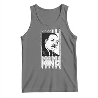 Martin Luther King MLK Tank Top Dream Like A King Black History American Flag