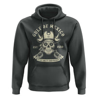 Gulf of Mexico Pirate Sugar Skull Hoodie Est 1550 Stay Salty And Resist