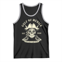 Gulf of Mexico Pirate Sugar Skull Tank Top Est 1550 Stay Salty And Resist