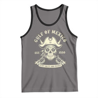 Gulf of Mexico Pirate Sugar Skull Tank Top Est 1550 Stay Salty And Resist