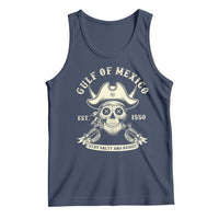 Gulf of Mexico Pirate Sugar Skull Tank Top Est 1550 Stay Salty And Resist