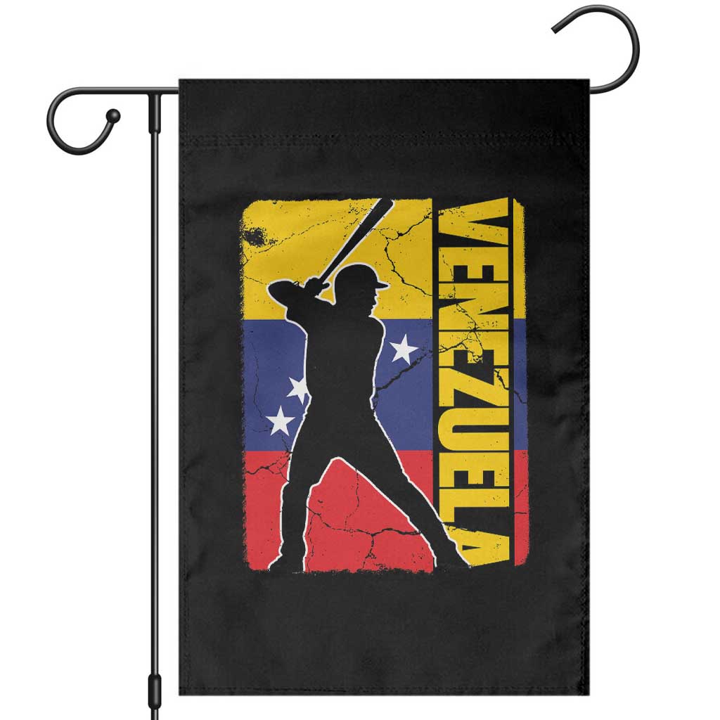 Venezuela Baseball Pride Vintage Flag Garden Flag Venezuelan Sports Fan Gift for Latino Beisbol Lovers