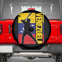 Venezuela Baseball Pride Vintage Flag Spare Tire Cover Venezuelan Sports Fan Gift for Latino Beisbol Lovers