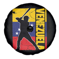 Venezuela Baseball Pride Vintage Flag Spare Tire Cover Venezuelan Sports Fan Gift for Latino Beisbol Lovers