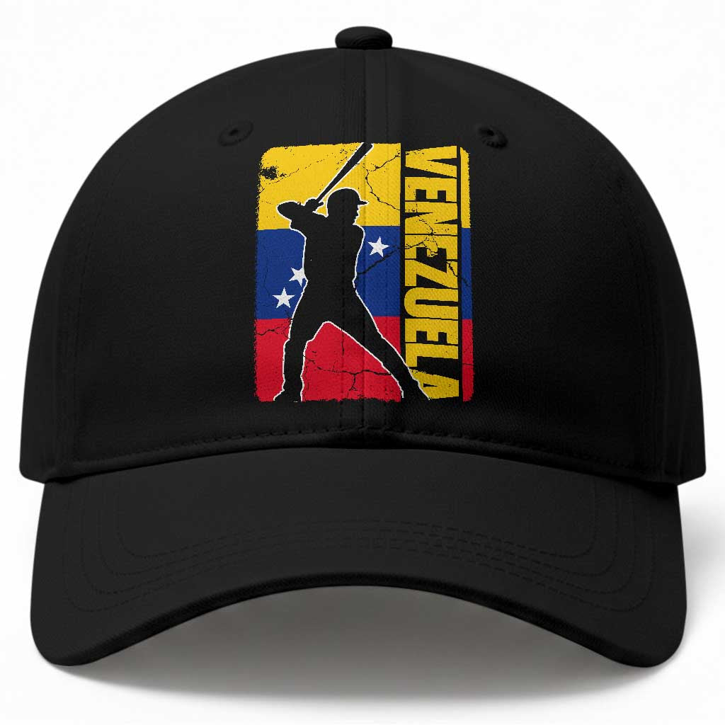 Venezuela Baseball Pride Vintage Flag Baseball Cap Venezuelan Sports Fan Gift for Latino Beisbol Lovers