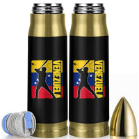 Venezuela Baseball Pride Vintage Flag Bullet Tumbler Venezuelan Sports Fan Gift for Latino Beisbol Lovers