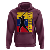 Venezuela Baseball Pride Vintage Flag Hoodie Venezuelan Sports Fan Gift for Latino Beisbol Lovers