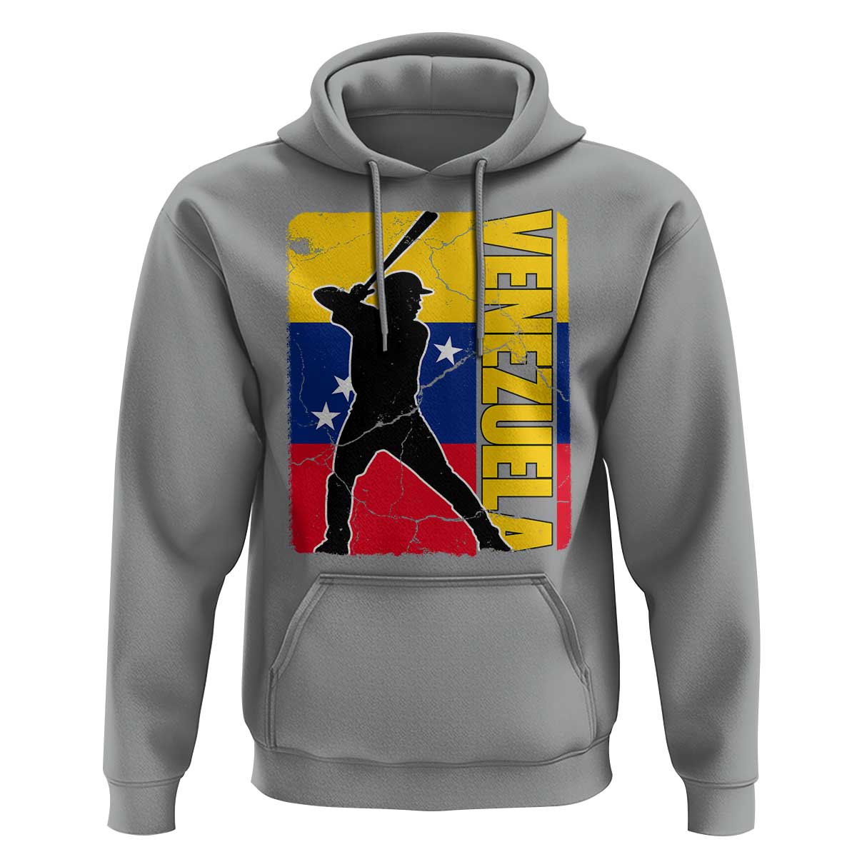 Venezuela Baseball Pride Vintage Flag Hoodie Venezuelan Sports Fan Gift for Latino Beisbol Lovers