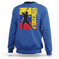 Venezuela Baseball Pride Vintage Flag Sweatshirt Venezuelan Sports Fan Gift for Latino Beisbol Lovers