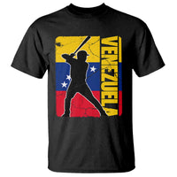 Venezuela Baseball Pride Vintage Flag T Shirt Venezuelan Sports Fan Gift for Latino Beisbol Lovers
