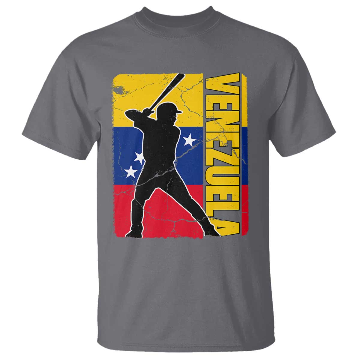 Venezuela Baseball Pride Vintage Flag T Shirt Venezuelan Sports Fan Gift for Latino Beisbol Lovers