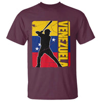 Venezuela Baseball Pride Vintage Flag T Shirt Venezuelan Sports Fan Gift for Latino Beisbol Lovers