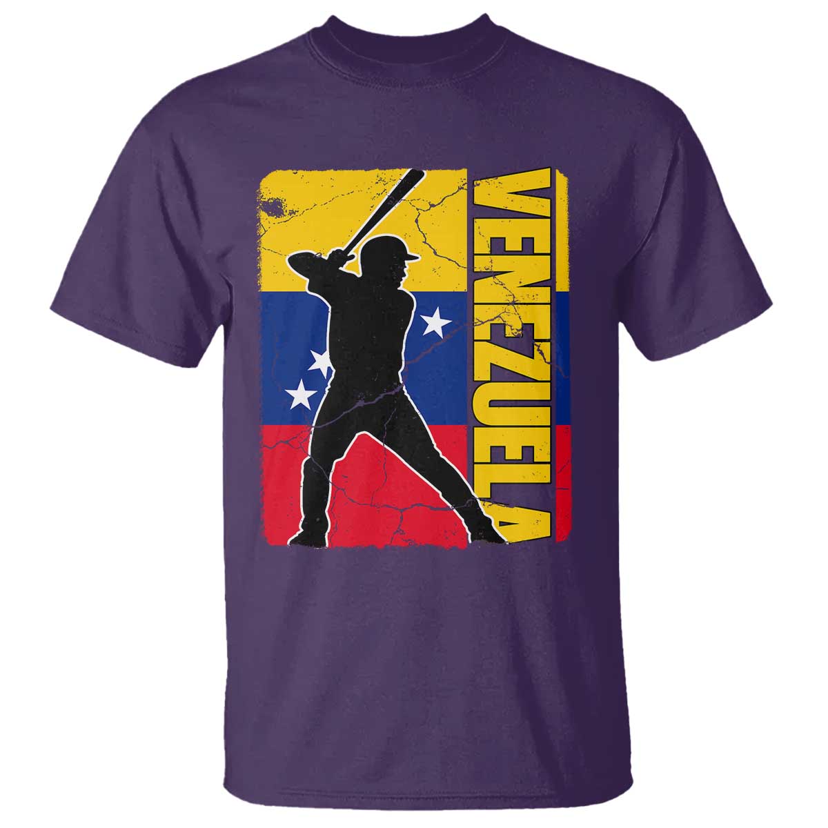 Venezuela Baseball Pride Vintage Flag T Shirt Venezuelan Sports Fan Gift for Latino Beisbol Lovers