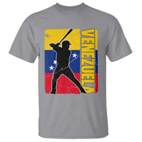 Venezuela Baseball Pride Vintage Flag T Shirt Venezuelan Sports Fan Gift for Latino Beisbol Lovers
