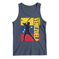 Venezuela Baseball Pride Vintage Flag Tank Top Venezuelan Sports Fan Gift for Latino Beisbol Lovers