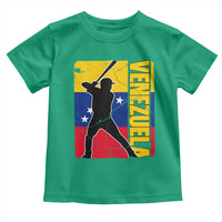 Venezuela Baseball Pride Vintage Flag Toddler T Shirt Venezuelan Sports Fan Gift for Latino Beisbol Lovers